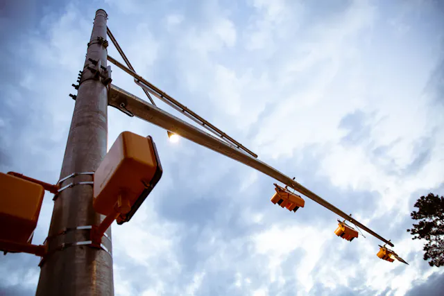 Square pole in Sugar Land